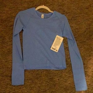 blue lululemon swiftly tech long sleeve